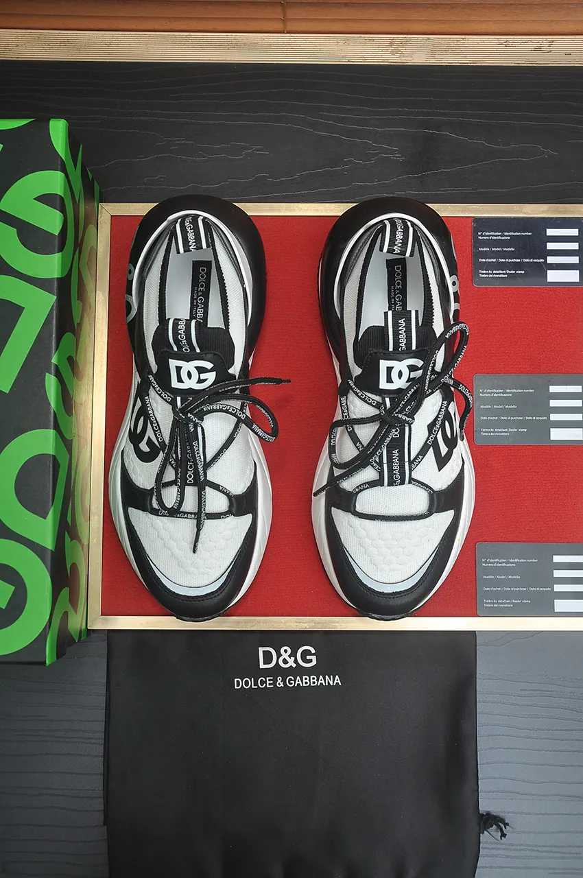 Men's shoes 💰480💶[D&G] High-end quality Product trademark: DG "Dolce & Gabbana*" low-top sneakers Product material: imported ^_^ cowhide upper, cotton silk lining, original outsole Regular size: 38-45 (45 customized)
